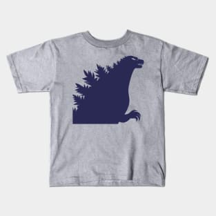 Godzilla silhouette Kids T-Shirt